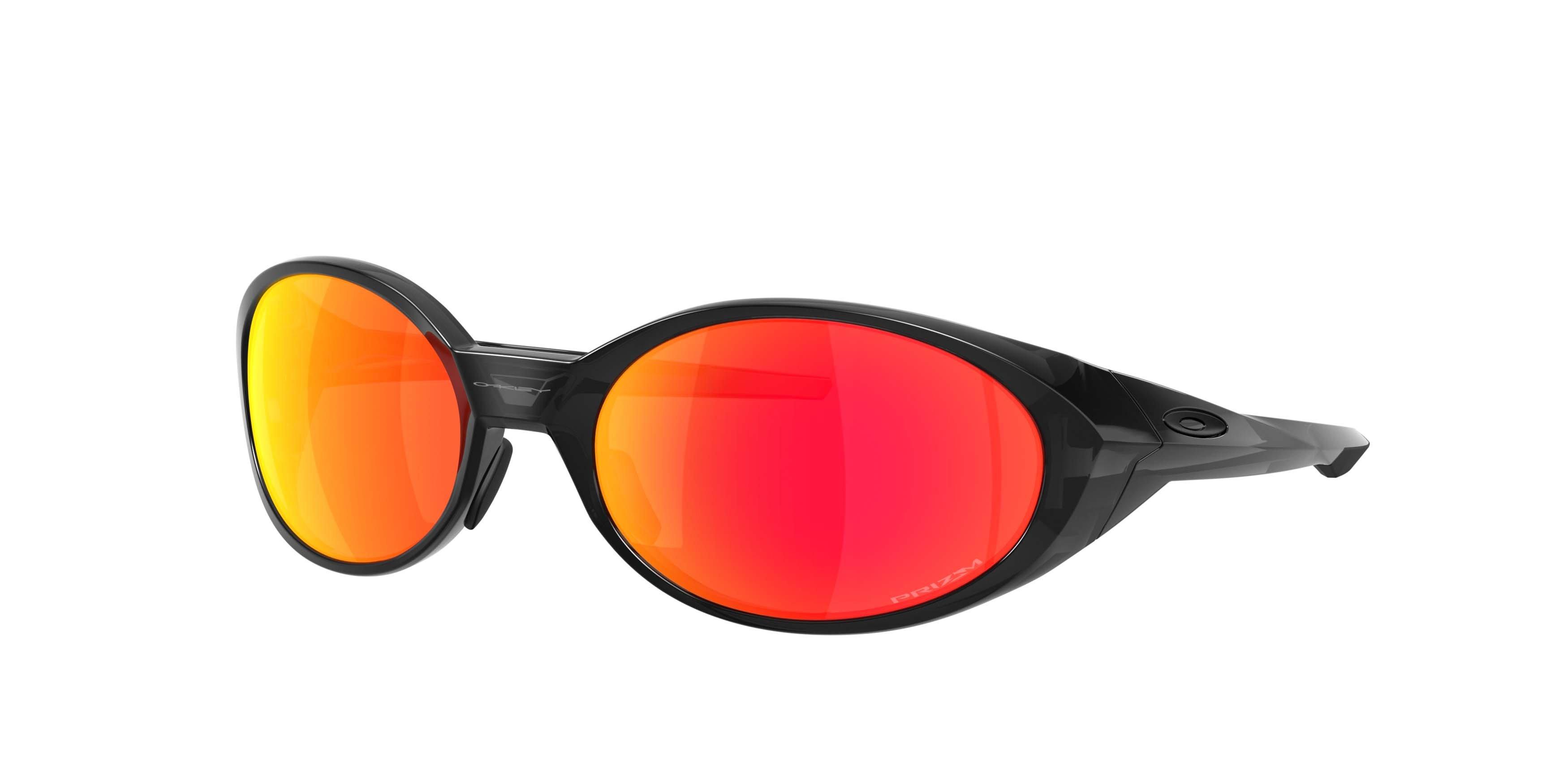Oakley Eye Jacket Redux Prizm Ruby Sunglasses - Black Ink - BLACK/RED